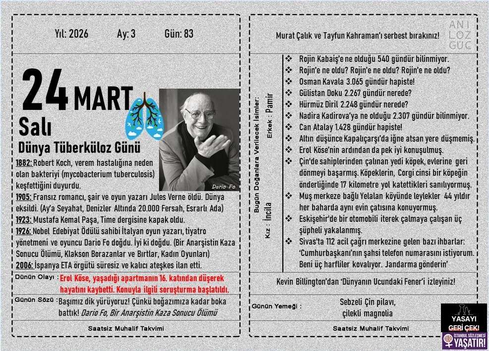 Dünya Tüberküloz Günü 1